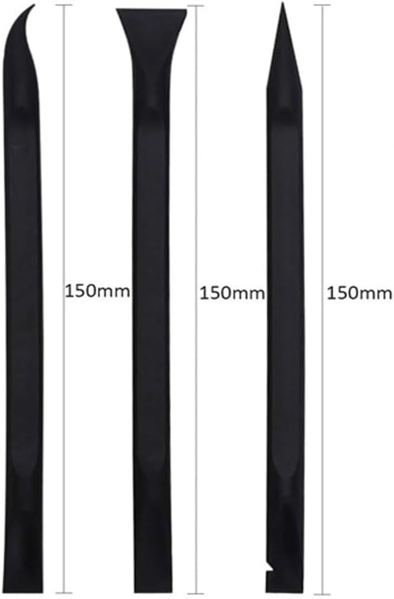 Fongmore 3 Pieces Carbon Fiber Plastic Scraper Spudger Pry Tool Set, Electronics Repair Opening Tool Kit for Laptop Mobile Phone Tablet Computer Smartphones image number 3