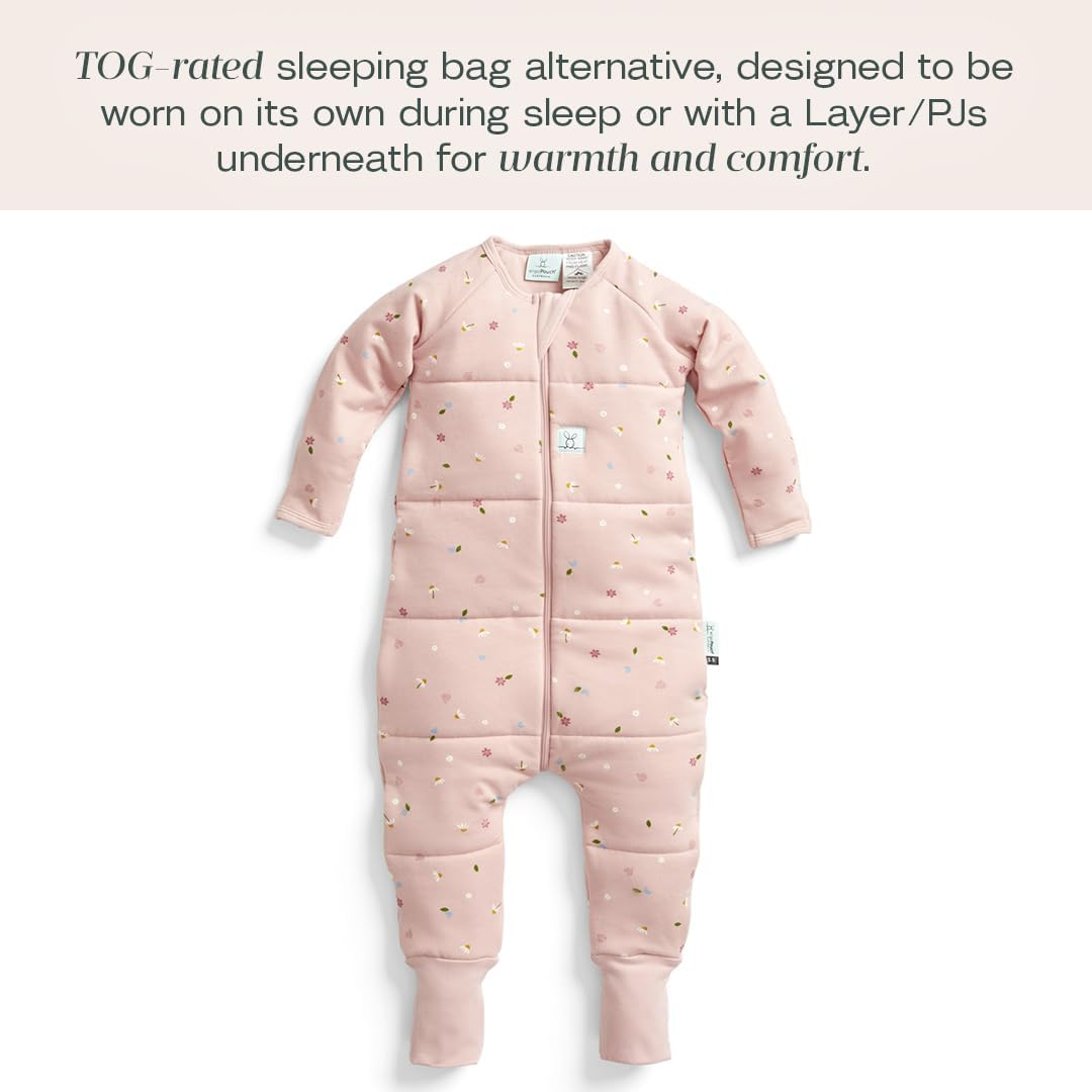 Ergopouch 3.5 Tog Sleep Onesie for 12-24 Months Baby, Daisies image number 1