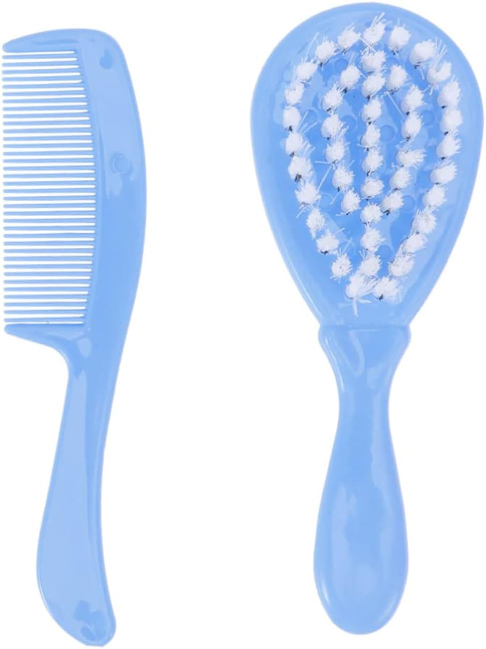 HKYLRAT Haircut Cradle Cap Brush Soft Bristle Hair Brush Gentle Scalp Massaging Comb Safe Newborns Infants image number 4