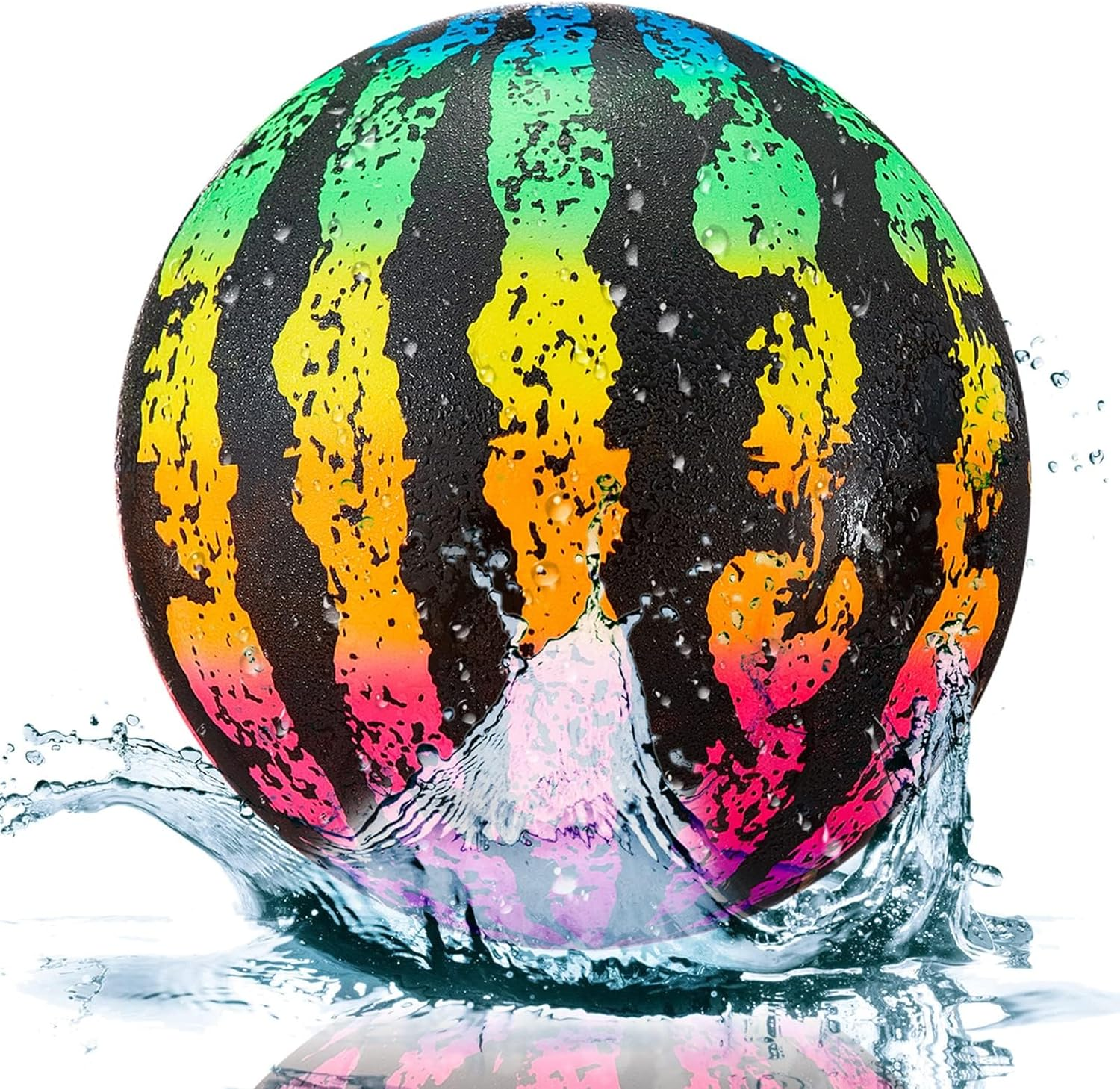 Swimming Pool Gaming Ball 9 Inch Underwater Pool Toy Ball with Hose Adapter, for under Water Passing, Dribbling, Diving, Pool Game for Teen Adult(Gradient Style) image number 3