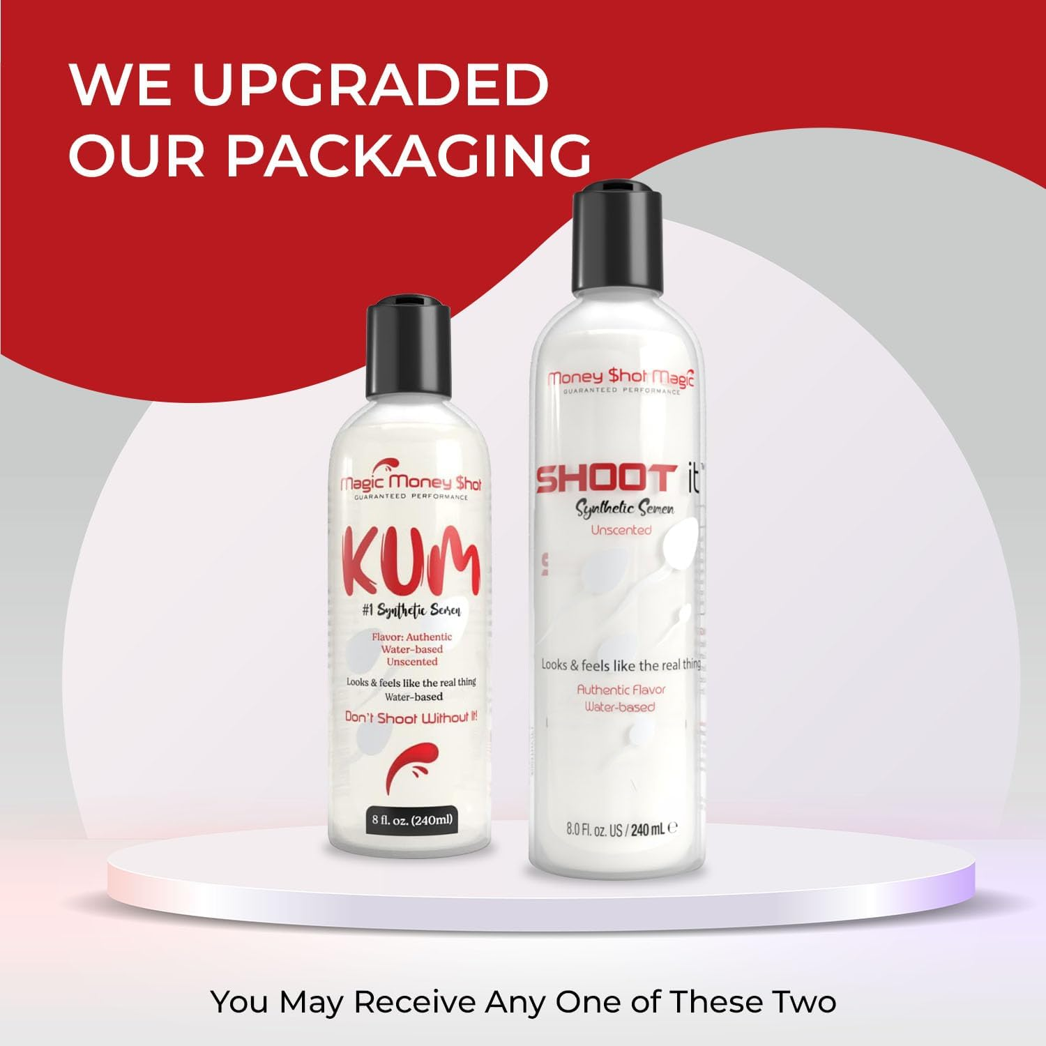 Magic Money Shot Kum: Synthetic Semen, Water-Based, 8Oz Authentic Flavor image number 1