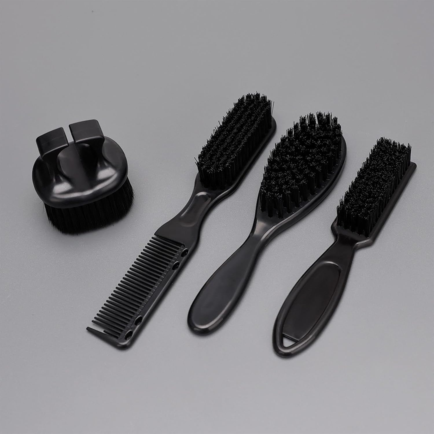 Eigell Barber Brush and Comb Set, Cleaning Hairbrush, Lightweight Professional for Salon Boyfriend Men, Normal Package image number 1