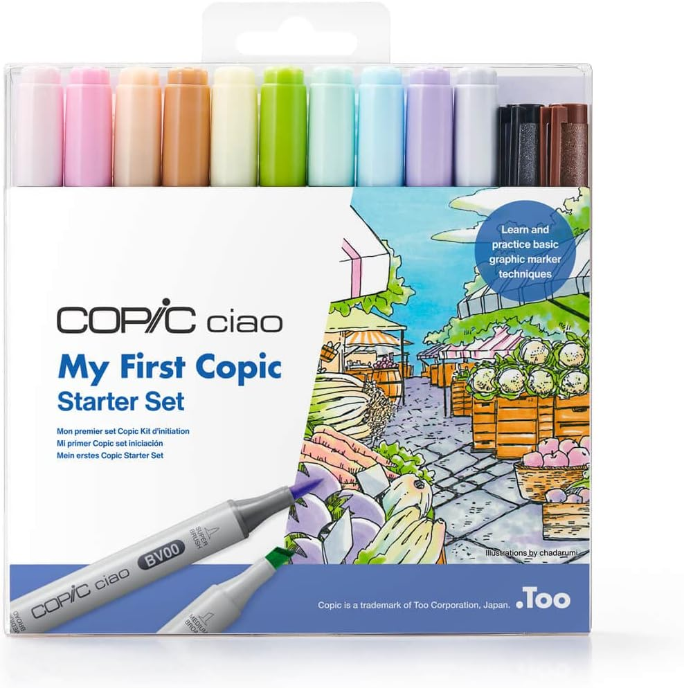 Copic Ciao First Starter Set Alcohol Marker, Assorted image number 2