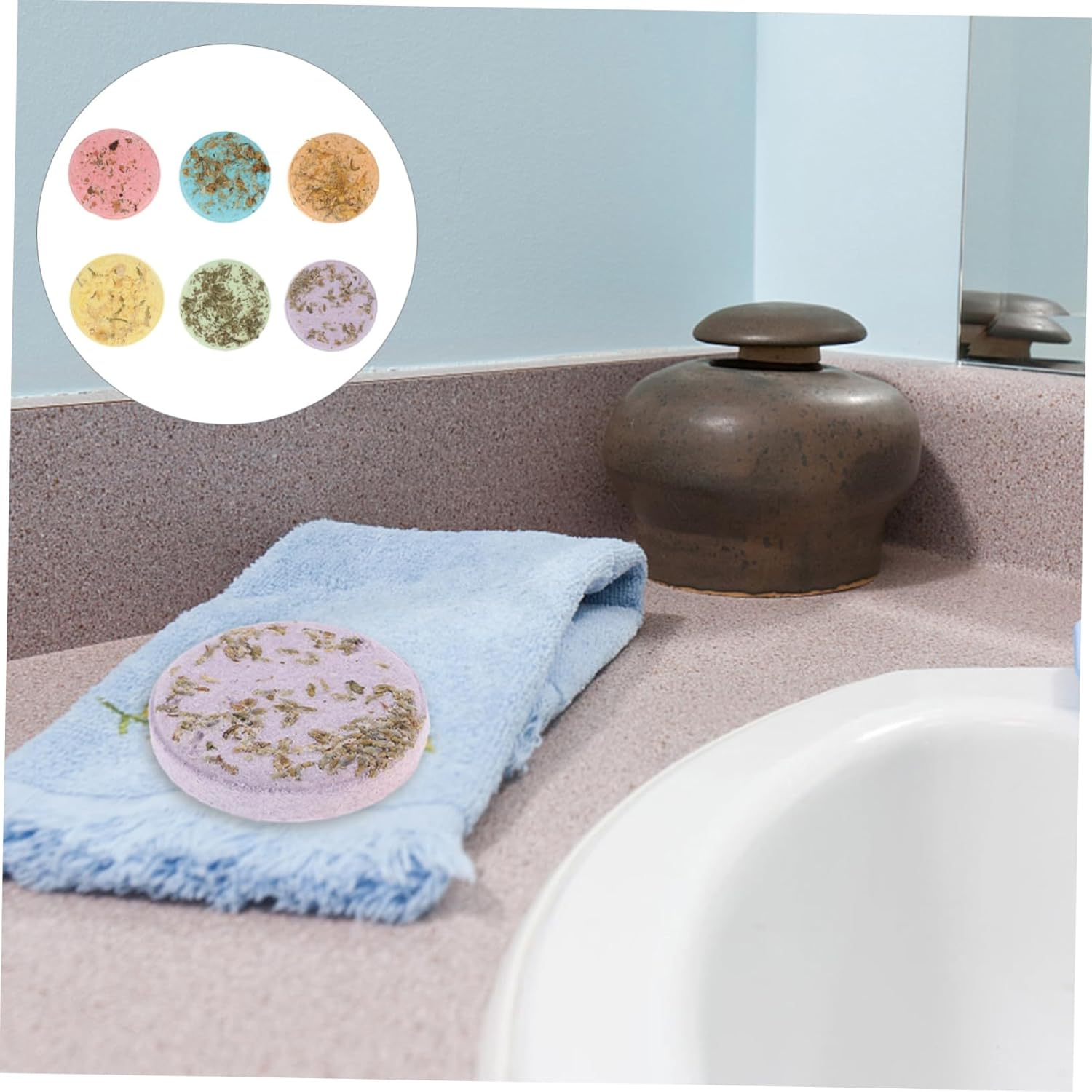 Gogogmee Essential Oil Sheets Aroma Tablets for Shower Bath Tablets Bathroom Accessories image number 6