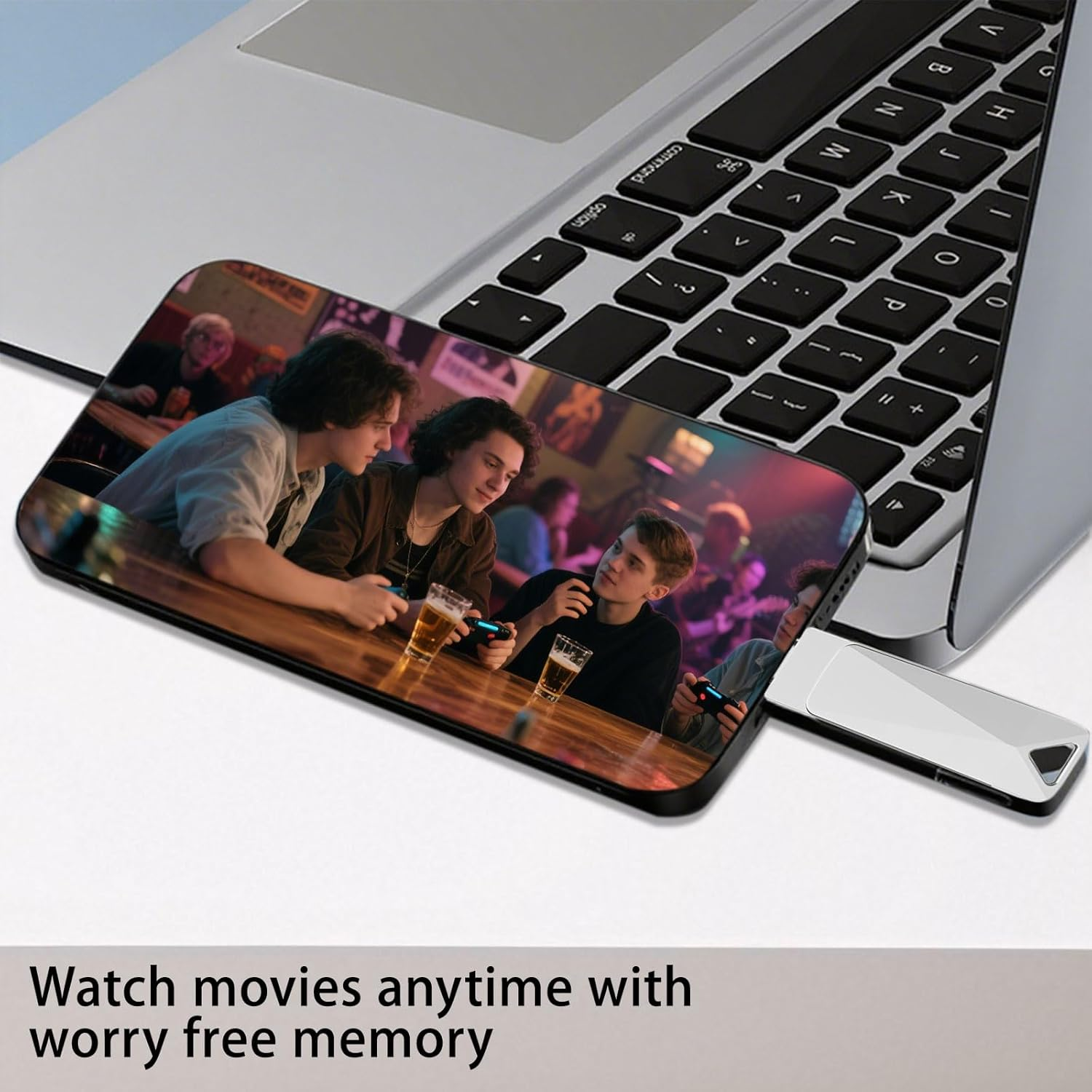 4-In-1 USB Drive, 2TB Iphone USB Stick, USB Flash Drive, External Storage USB 3.0 Memory Stick Thumb Drive, Compatible with Iphone/Pc/Ipad/Android/More Devices image number 4