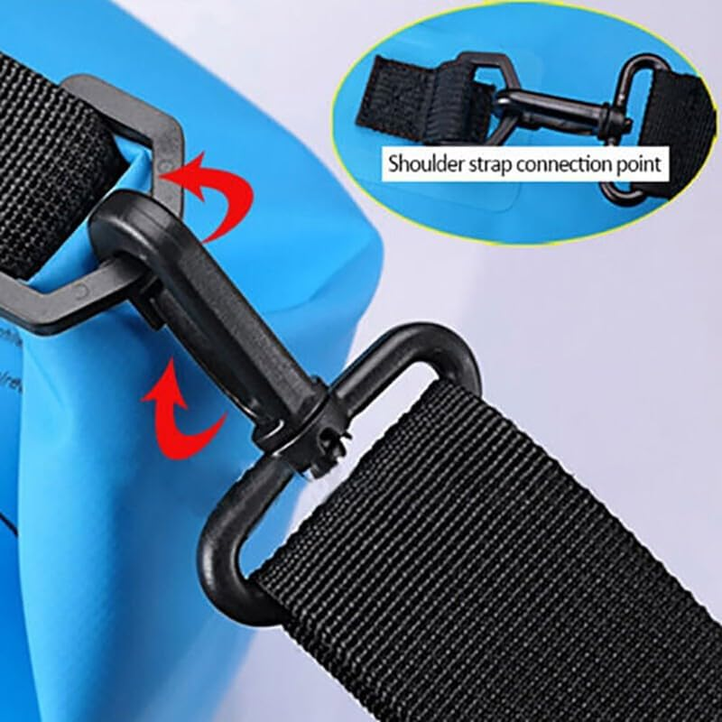 AIMALL Dry Bag 2/5/10/15/20/30 L, Waterproof PVC, Versatile for Fishing, Camping, Canoeing & Outdoor Sports image number 3