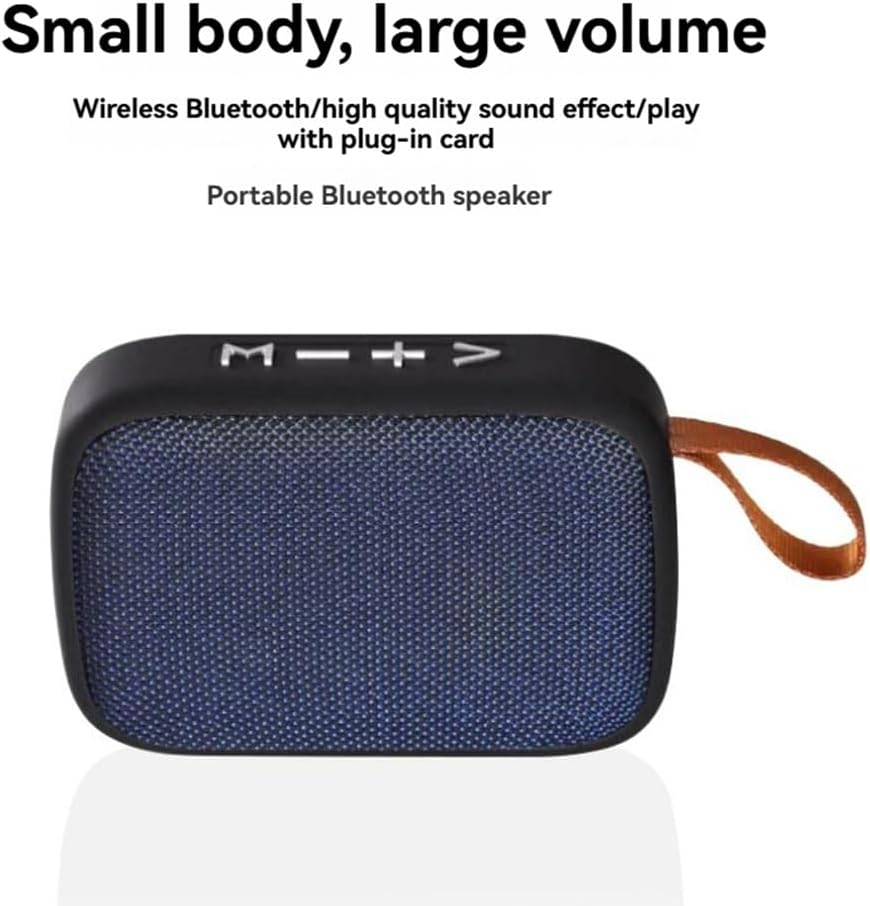 Anlayliay Portable Speakers Outdoor Bluetooth Mini Loudspeaker Wireless Column 3D Stereo Music Player Hifi Sound Box Black&Red image number 2