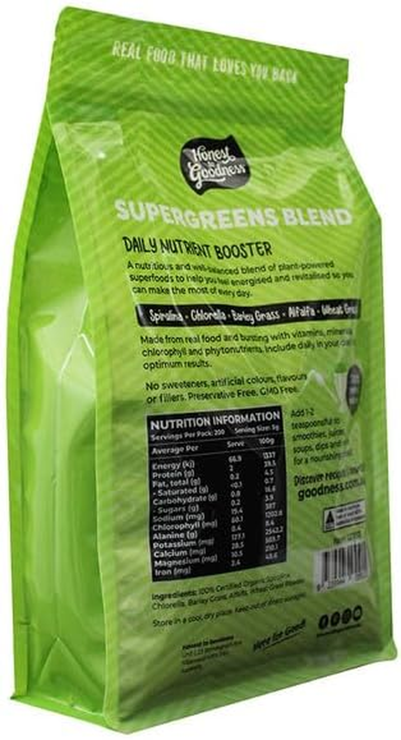 Honest to Goodness Organic Supergreens Blend, 1 Kilogram image number 1