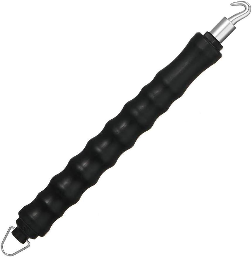 Automatic Rebar Tie Wire Twister, Black Pull Tie Wire Twister, Rebar Wire Twister Tool with Curved Hook & Ergonomic Rubber Handle image number 6