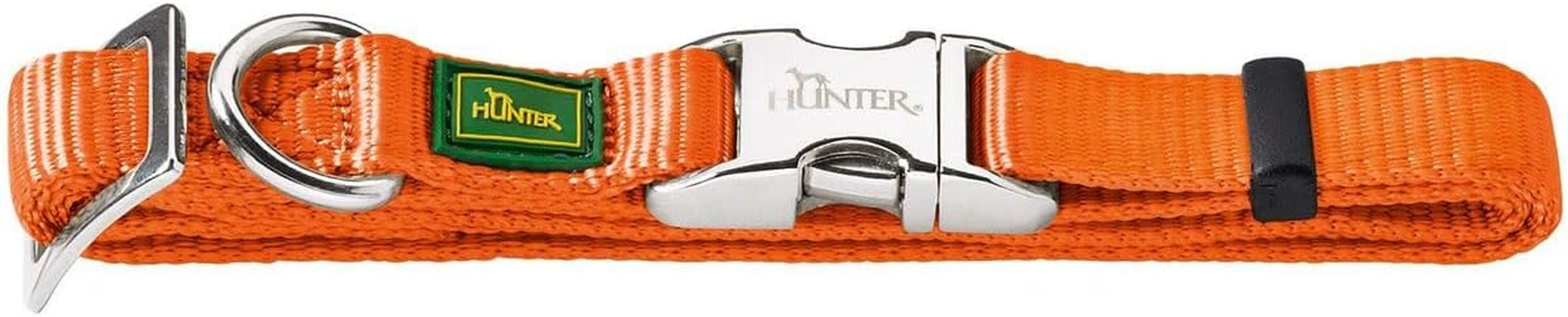 Hunter Nylon Dog Collar with Aluminium Clip, Small, Red