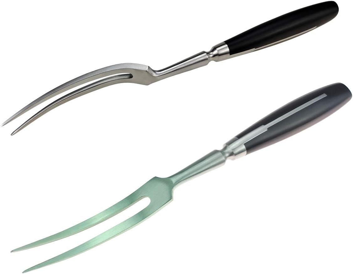 Carving Fork Stainless-Steel Curved Meat Fork 12"