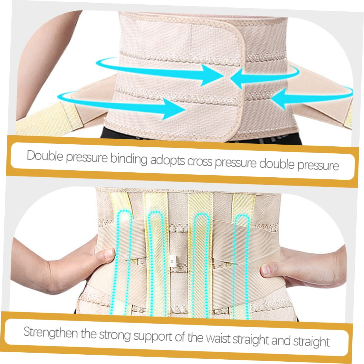 FOMIYES Postpartum Belly Girdle Women Shapewear Waist Cincher Cotton Mesh Abdominal Belt for Pregnancy Postpartum Recovery image number 1