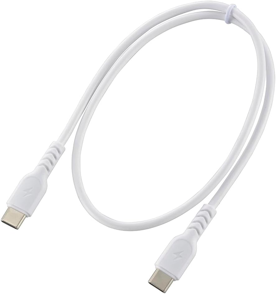 Ohm (OHM) Audiocomm PD Compatible, USB-C to USB-C 0.5M, White | SMT-L05DCC-W 01-7328 SMT-L05DCC-W 01-7328 Ohm Electric image number 3