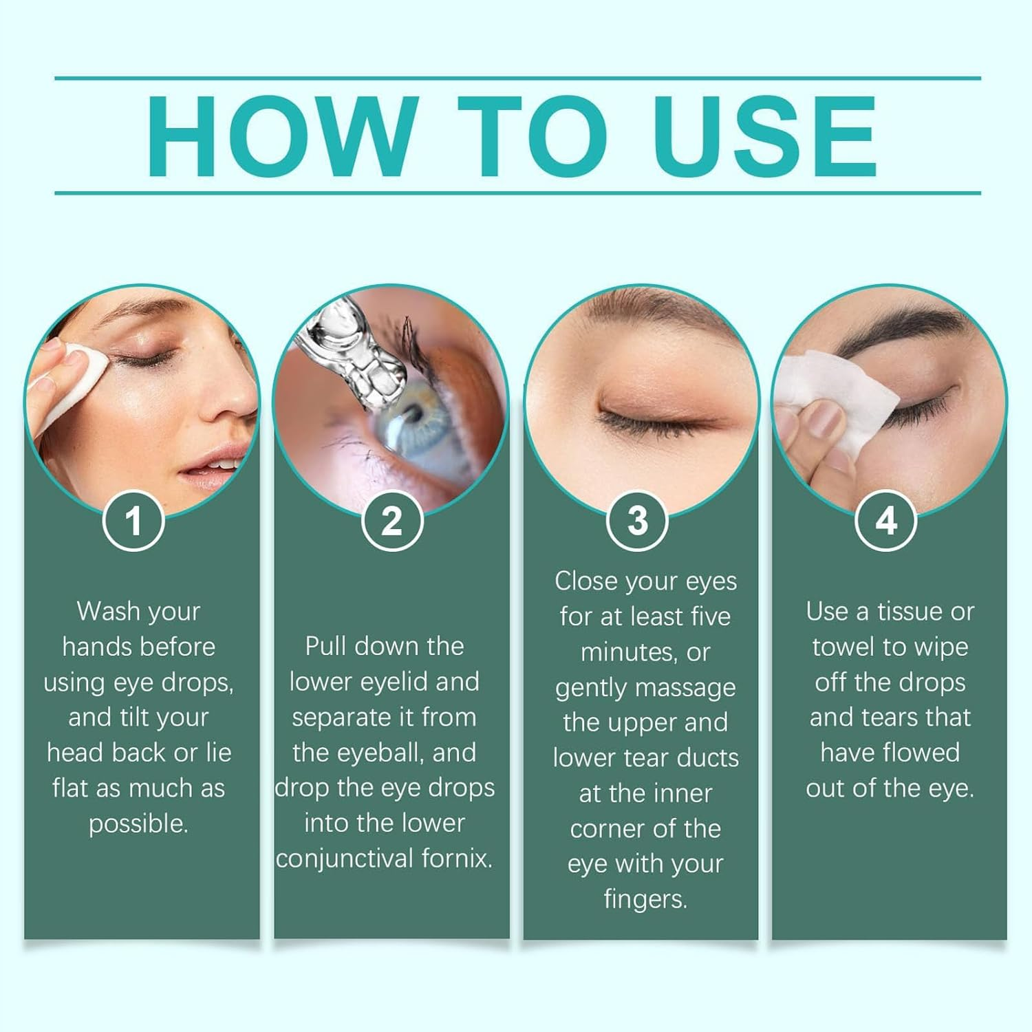 Nano Eye Drops Serum, Natural Lubricant Eye Drops for Dry Eyes, Relieves Symptoms of Presbyopia, Tired, Stressed & Moisturizing (3Pcs) image number 1