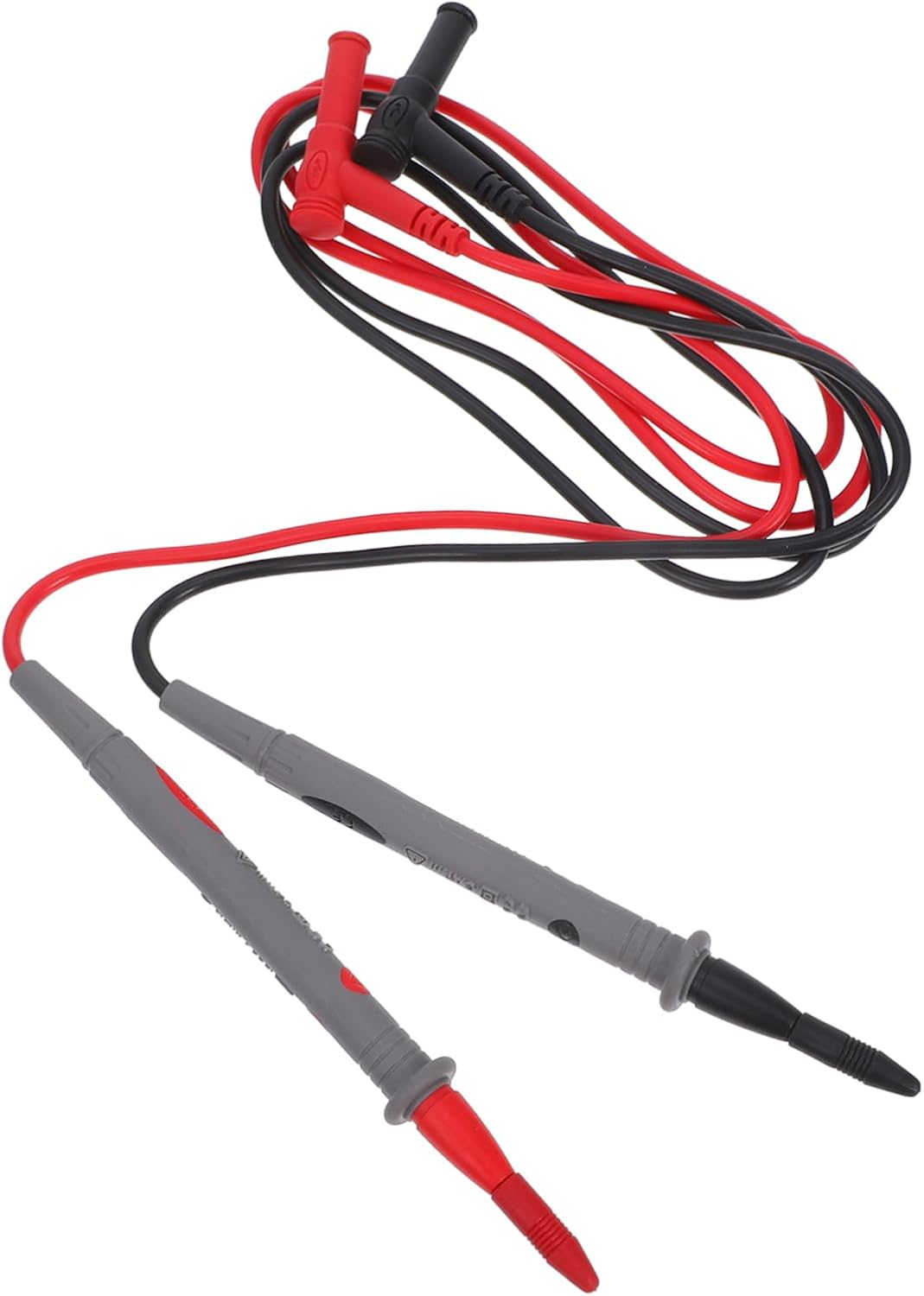 SOESFOUFU 2Pcs Multimeter Leads Test Probes Kit Banana Plug Flex Probe for Automotive image number 2