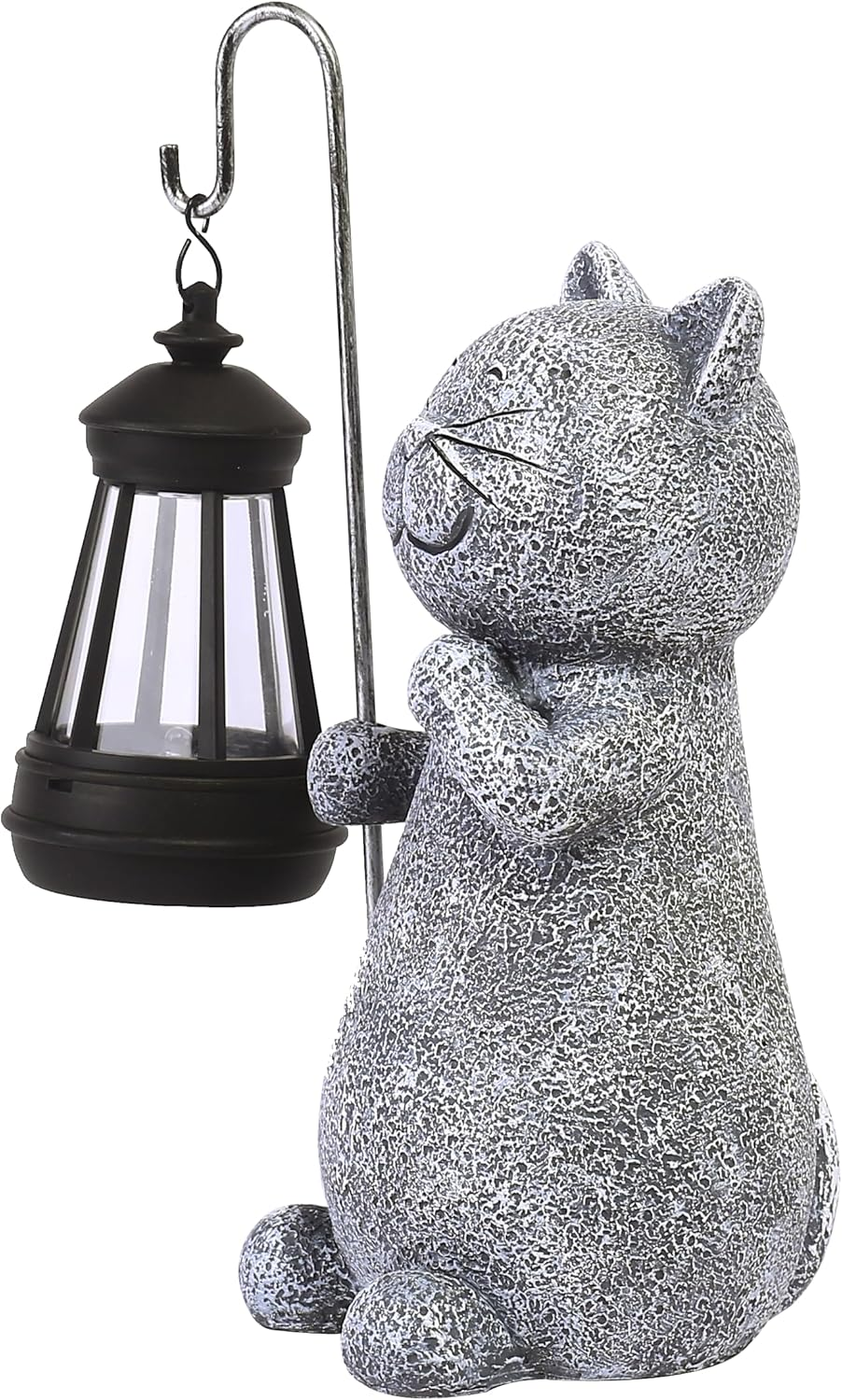 Tanner & Co Cat Solar Statue Garden Decor &ndash; Cat Gifts for Cat Lovers - Garden Ornaments Outdoor - Cat Decor Outdoor Statues -Cat Garden Figurines - Garden Solar Light Statue image number 6