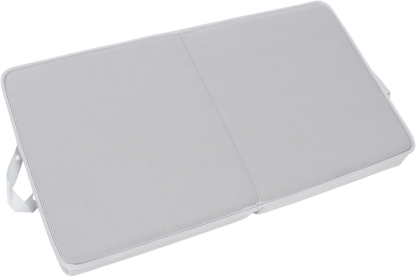 Baby Bath Kneeler, Portable Handle Non Slip Bath Kneeling Pad Multipurpose Foldable Waterproof for Bathroom (Grey with Grey) image number 2