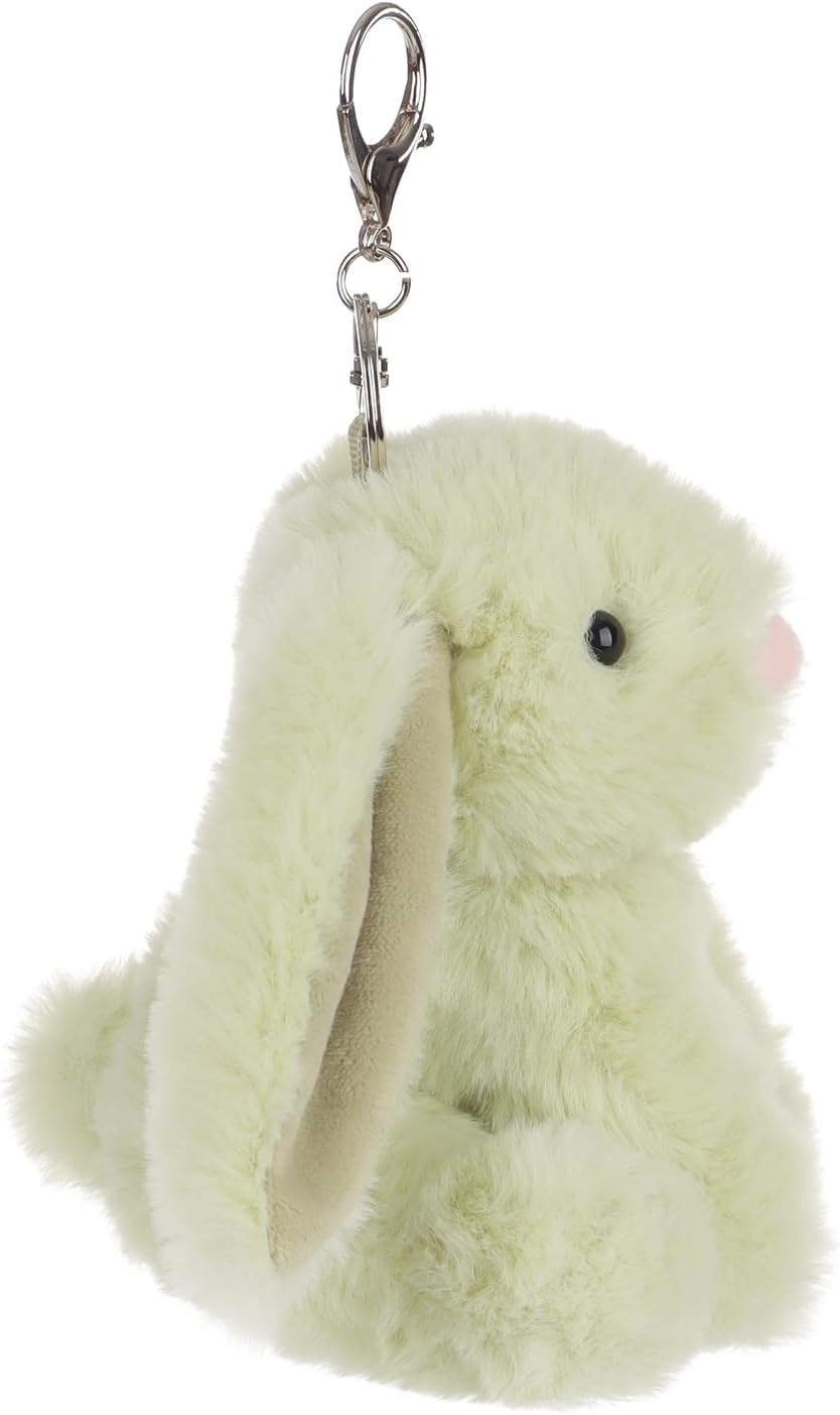Apricot Lamb Cute Toys Plush Rabbit Stuffed Animal Soft for Kids Bag, Purse, Backpack, Handbag (4.7 Inches), Polyester - Grey image number 2
