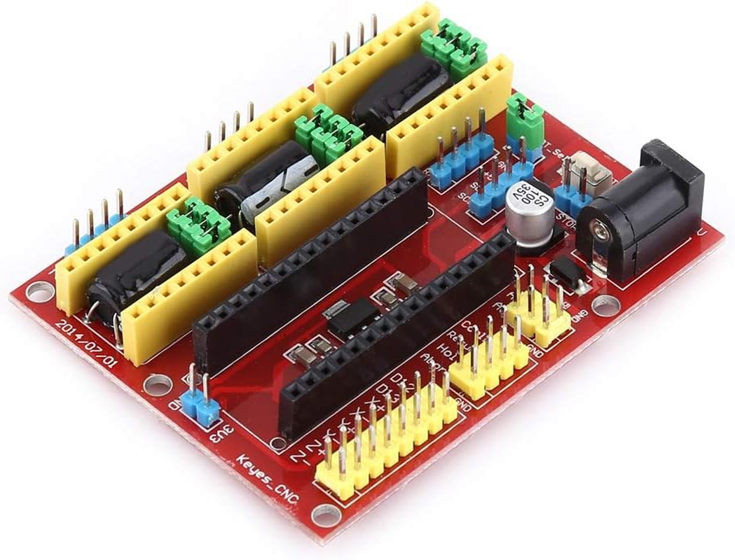 3D Printer Engraving Expansion Board Kit Controller CNC Shield V4+Nano 3.0 Board+A4988 Driver with USB Cable for Arduino image number 4