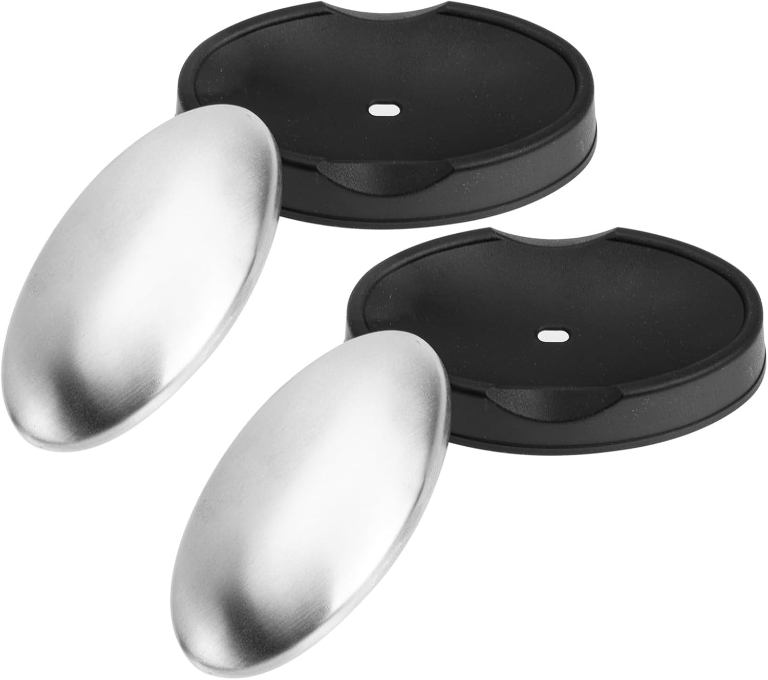 Healvian 2Pcs Stainless Steel Soap Hand Remover Cleaner Tool image number 2