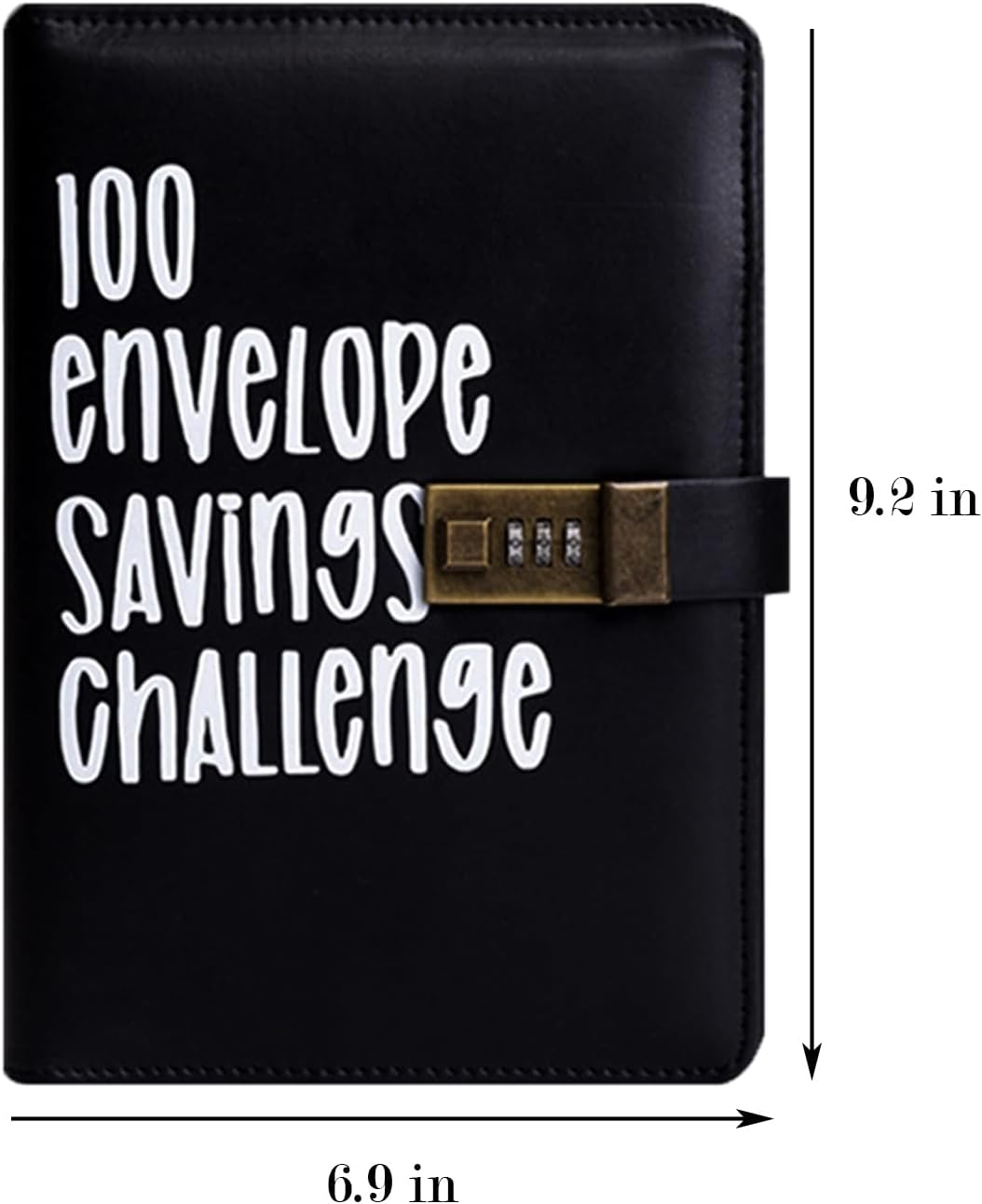Money Saving Binder,100 Envelope Challenge Binder with Combination Lock,Easy Savings Privacy Protected Budget Binders