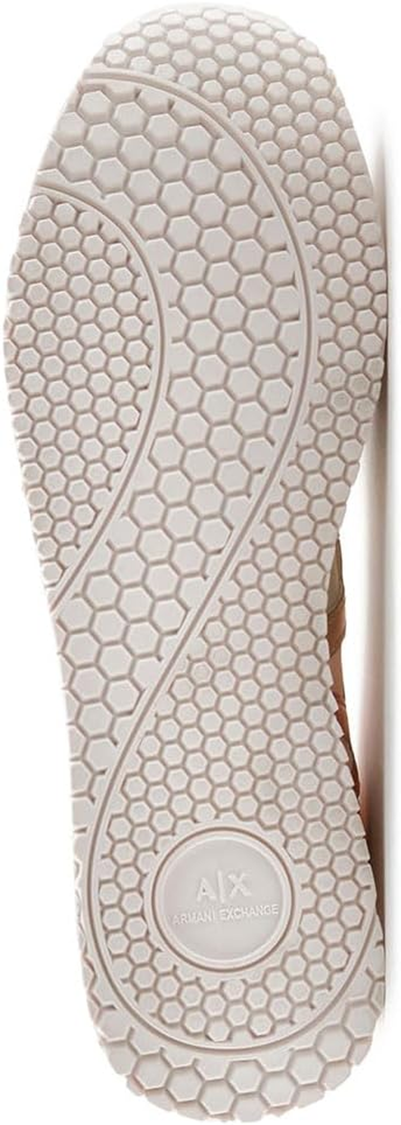 Armani Exchange Women'S Glossy Black Logo, Microfibre Suede Inserts Trainers, Black image number 6