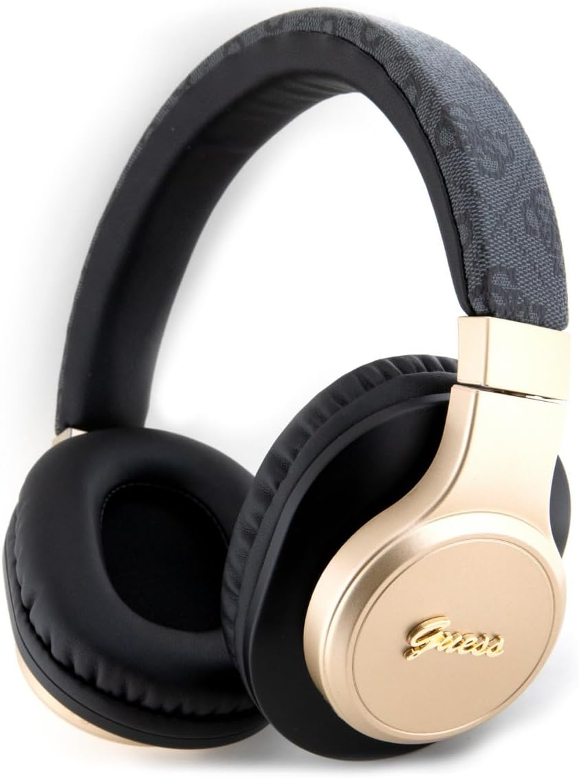 Guess Bluetooth Headphones GUBH604GEMK Black 4G Script image number 2