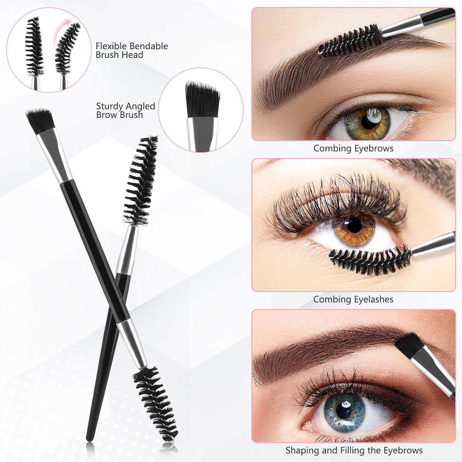 NICEMOVIC Tweezers for Women Facial Hair 7 Pcs, Stocking Stuffers for Teen Girls Adults, Christmas Birthday Gifts for Women, Tweezers for Eyebrows, Beauty Gifts for Mom Her Wife Sister Daughter image number 6