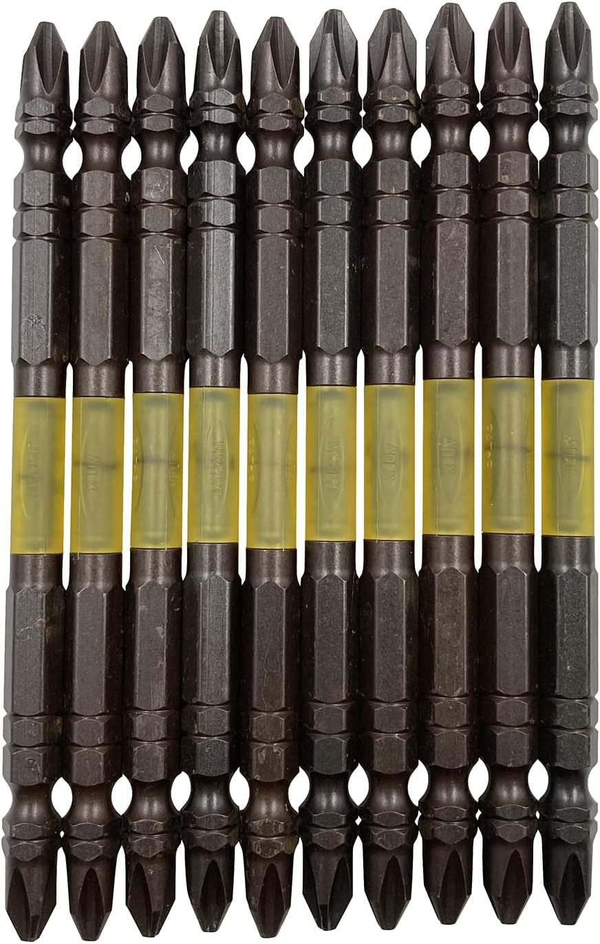 ANEX ABR-14M Black Ryu Toughness Bit, Double-Ended, Tough +2X110, Pack of 10 image number 4