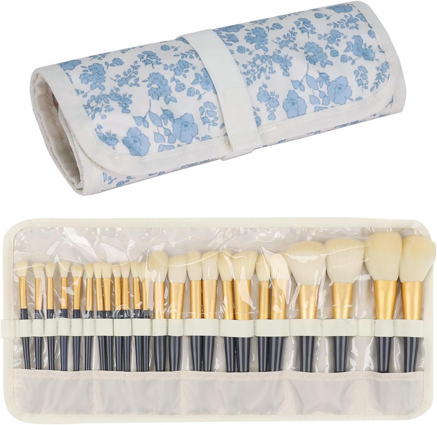 OCHEAL Makeup Brush Holders, Black Rhombus, Small(Pack of 1), Style-1