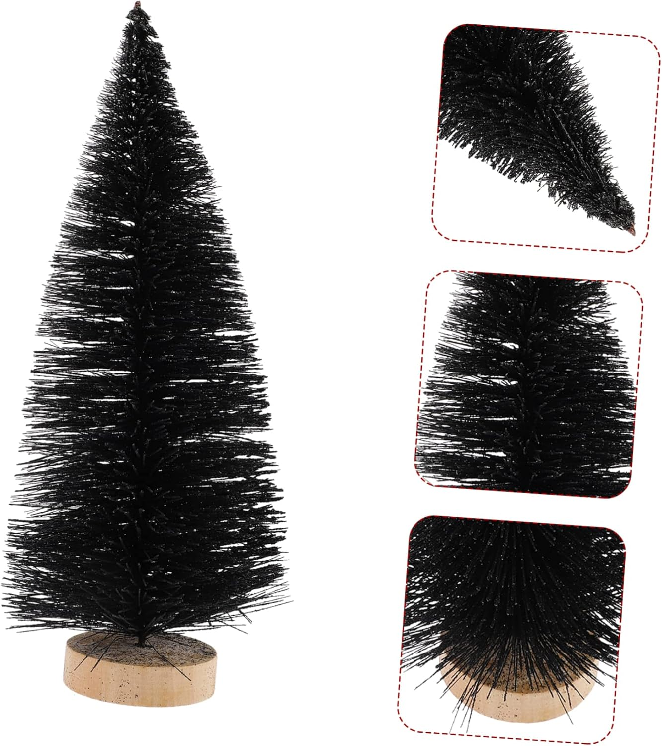 SHOWERORO Decorative Miniature Christmas Tree 25CM Sturdy Lightweight Electrical Lights and Christmas Ornaments for Holiday Home Decor image number 2