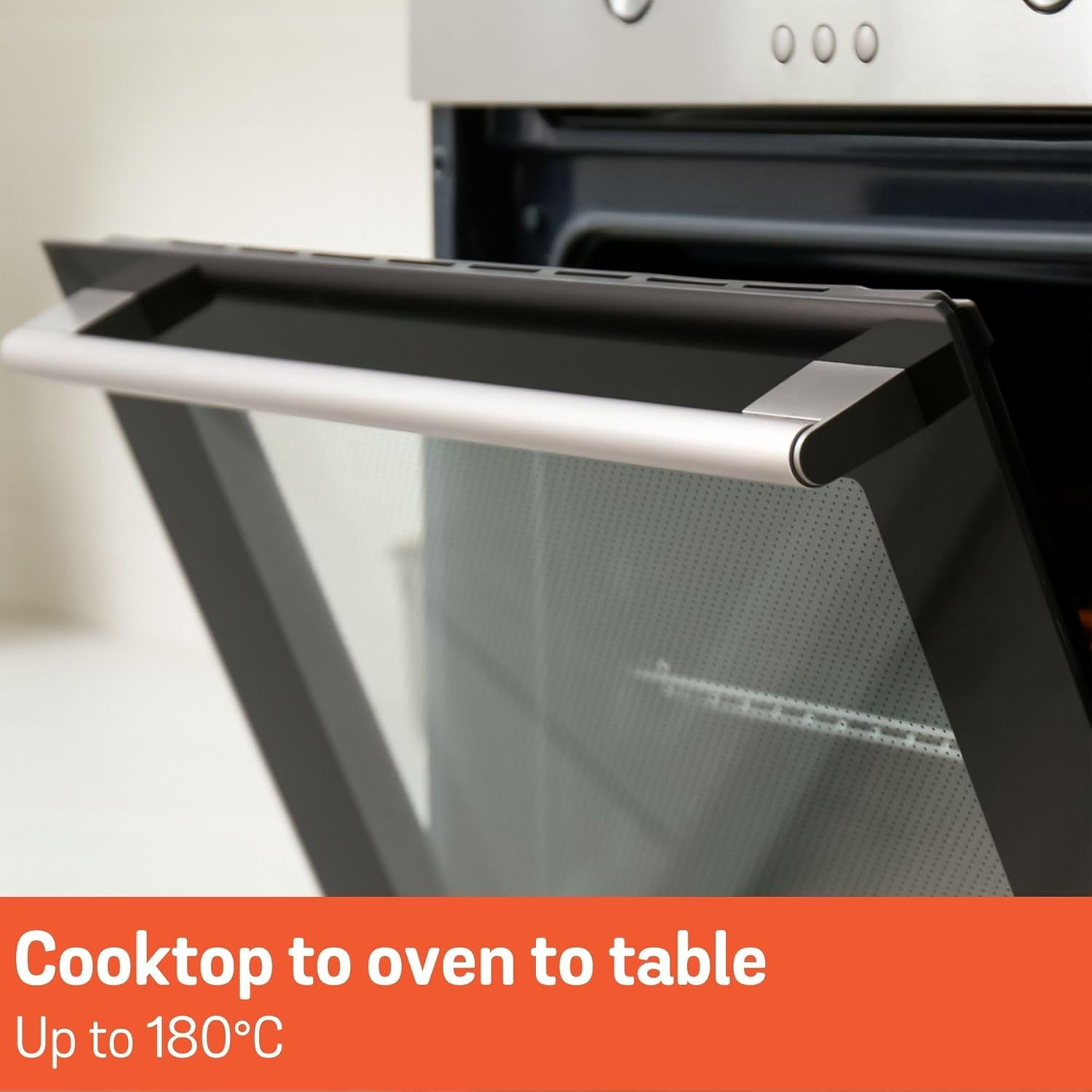 Meyer Cook N Look Non Stick 36Cm Covered Wok, Pots and Pans, Induction Compatible, Dishwasher Safe, Oven Safe, Black with Lid image number 1