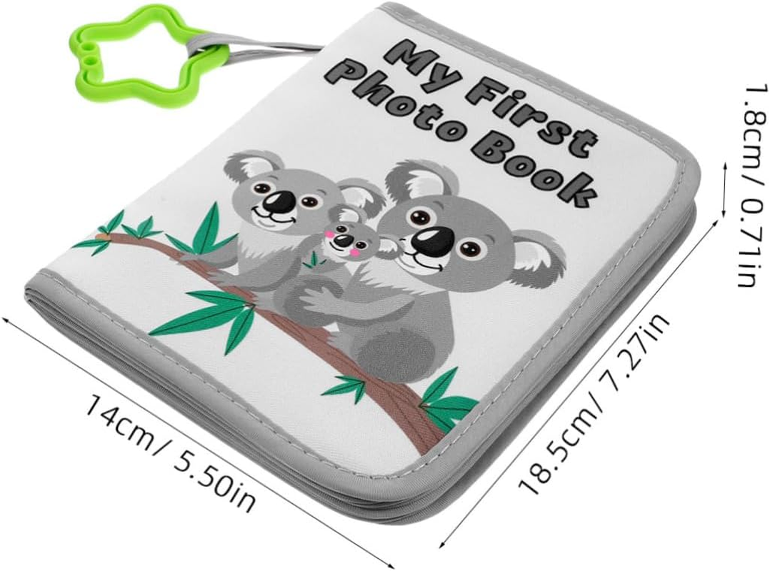 Kisangel Cloth Photo Album Soft Growth Record Book Boy Girl Memory Album for Parent-Boy Girl Photos Newborn Keepsake image number 6