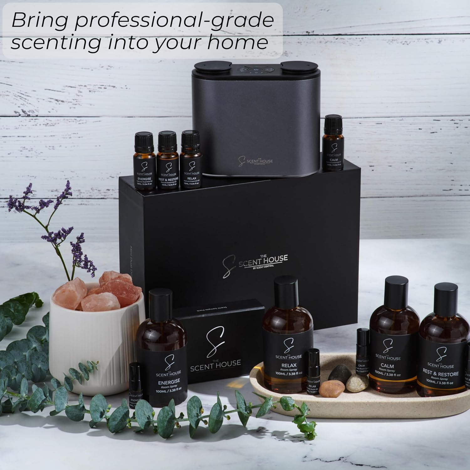 The Scent House Relax Room Spray - 100Ml | Essential Oils Inc. Lavender & Jasmine for Calm & Relaxation. Air Freshener/Pillow Mist/Linen Spray. No Artificial Fragrances/Harmful Chemicals image number 1