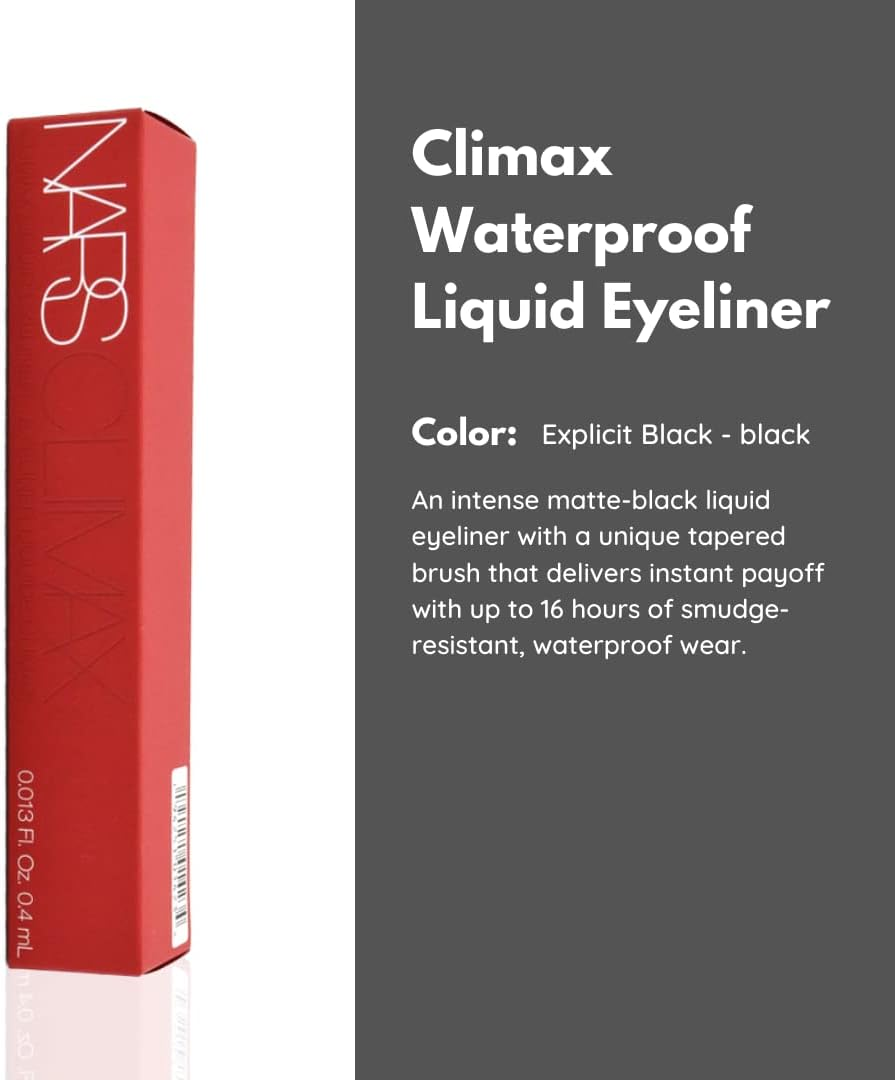 Nars Climax Liquid Eye Liner, Explicit Black, 0.4 Ml image number 5