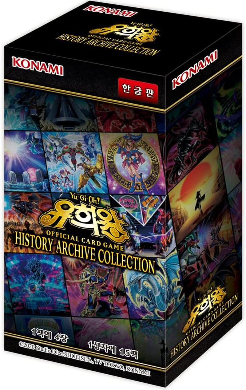 Yugioh Official Cards/History Archive Collection Booster Box Korean Ver / 15 Packs / 4 Cards in 1 Pack