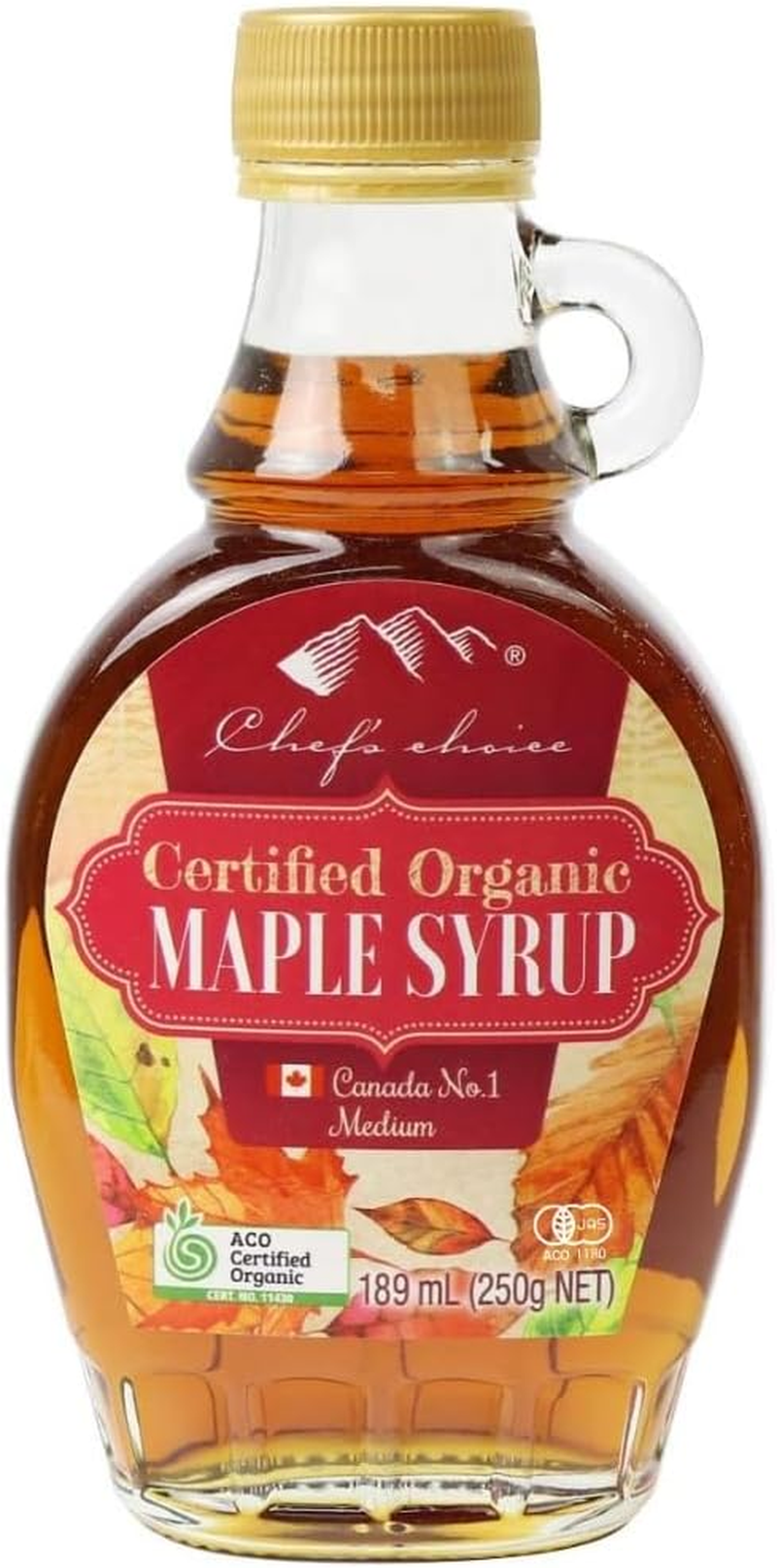 Chef'S Choice Organic Pure Canadian Maple Syrup, 189 Ml image number 2
