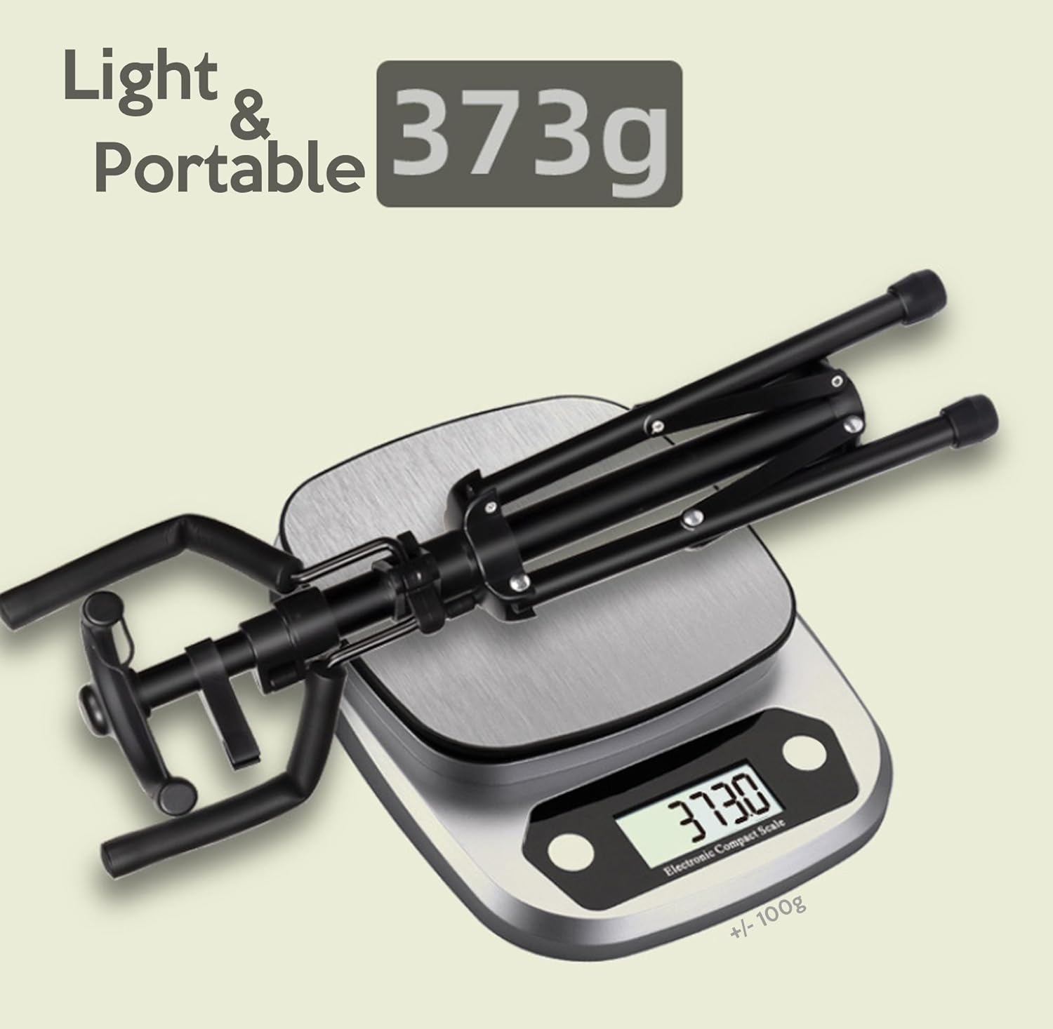 Violin/Ukulele Stand with Bow Holder, Sturdy Violin Foldable Portable Rack Tripod Display Protection image number 1