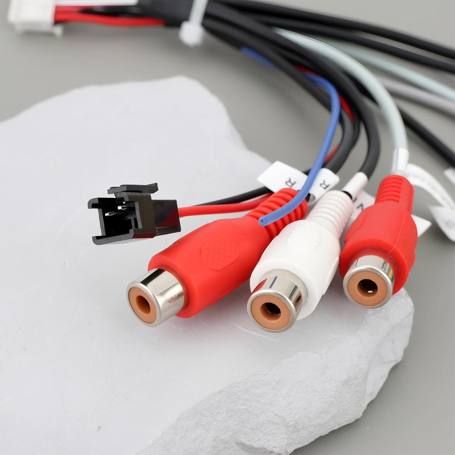 Be in Your Mind 20-Pin Car Stereo Radio RCA Output Wire Cables Compatible with Junsun Autoradio image number 1