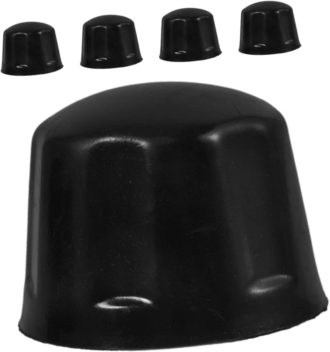 HAPINARY 5Pcs Hub Dust Cap Rubber Wheel Rim Cap Covers for ATV Spare Tire Cover Protection