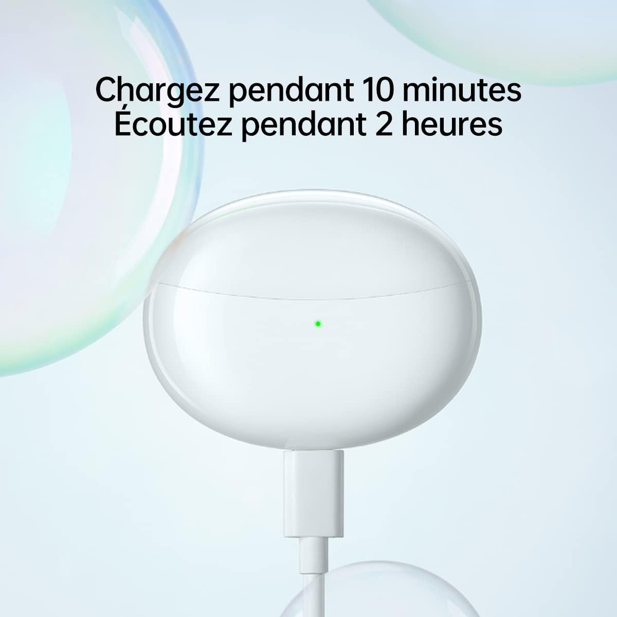 OPPO Enco Air2 Pro True Wireless Noise Cancelling Earbuds ETE21&ETE22, White, Gray