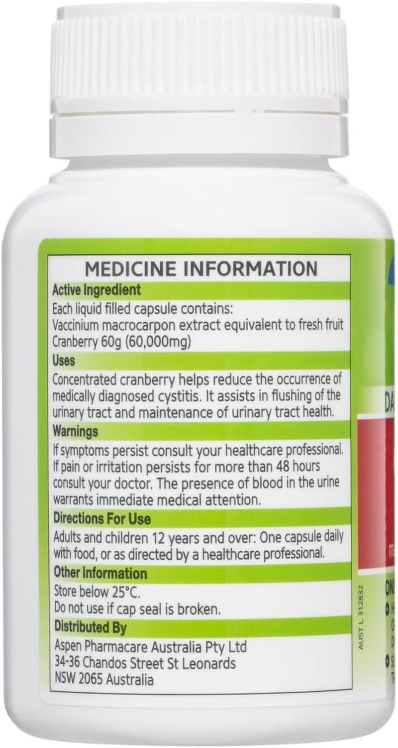 Ural 60,000Mg Daily Supplement High Strength Cranberry 90 Capsules