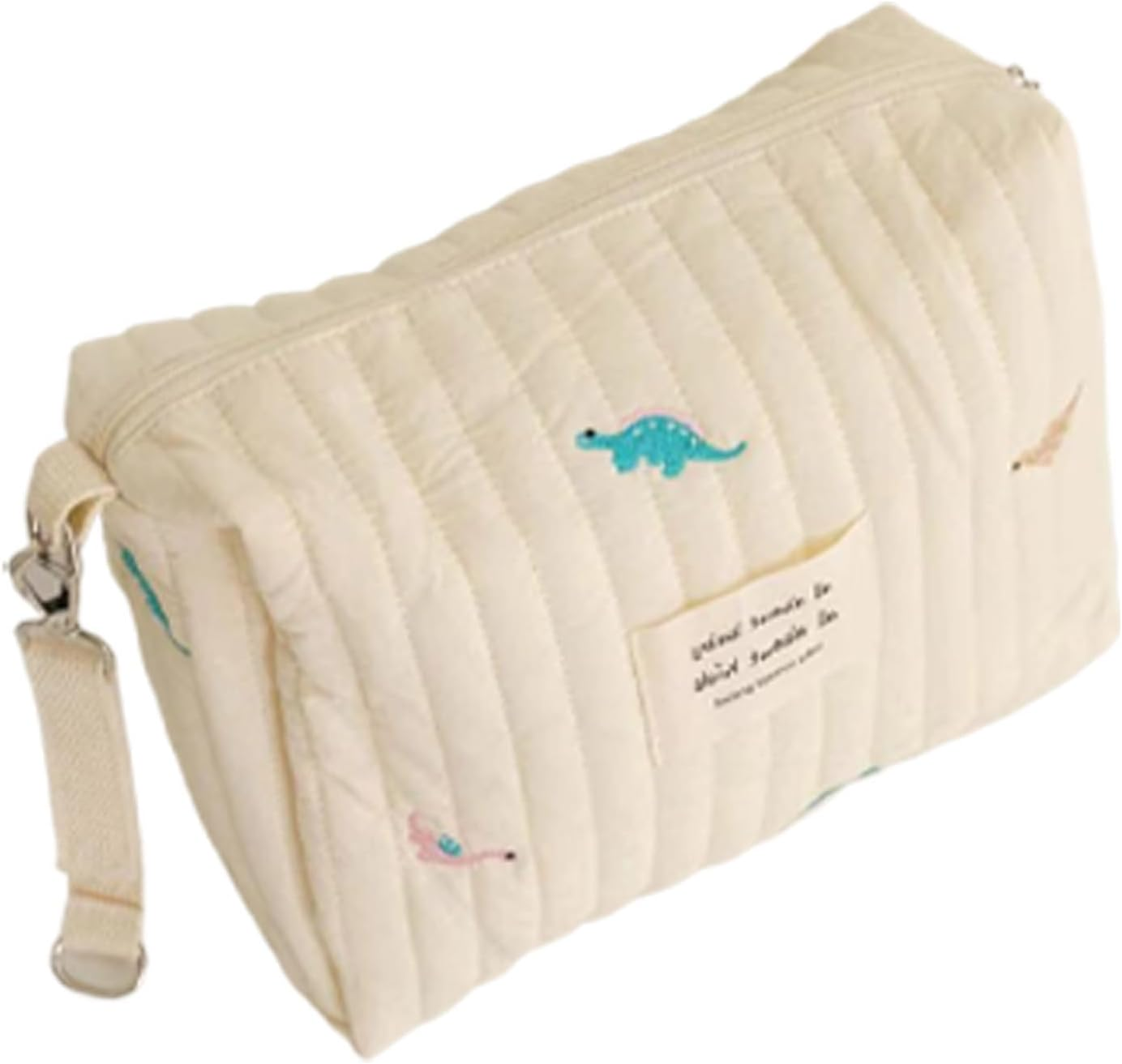 Portable Nursery Nappy Caddy - Soft Cotton Infant Storage Bag for Baby Changing Gear, Spacious Tote for Wipes, Feeding Bottles, Toys, Clothing, Stroller Basket Use, Daycare Organiser Pouch, Travel