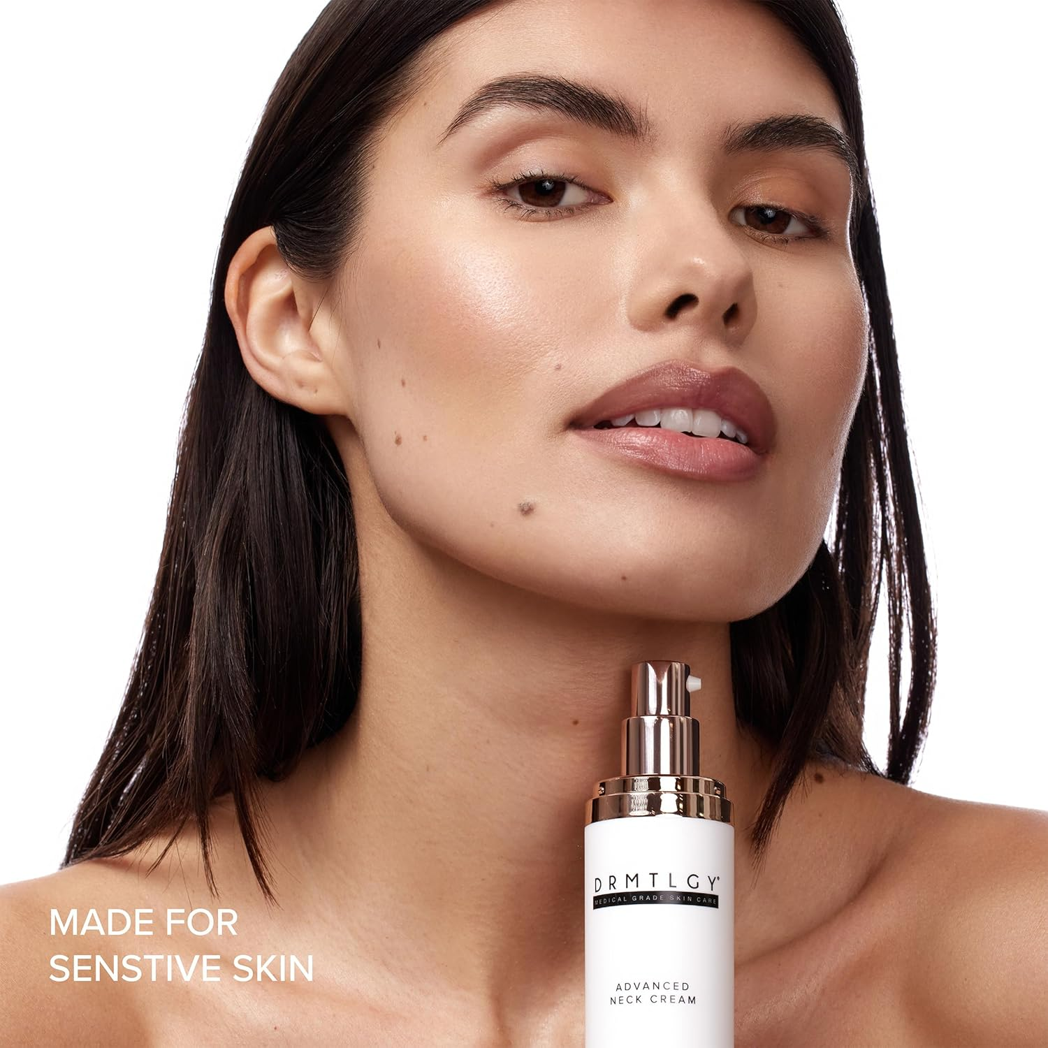 DRMTLGY Advanced Neck Firming Cream - Tightening & Lifting Sagging Skin, Peptides & Vitamin E, 1.8 Oz image number 5