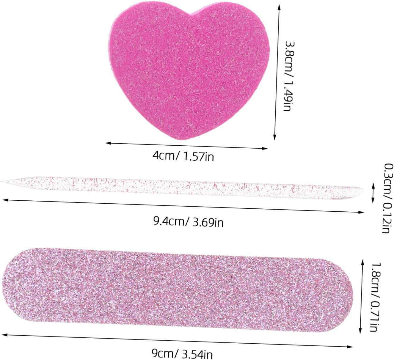 Didiseaon 10 Sets DIY Nail Art Tool Set Includes Sponge Buffers Nail Files Polishing Strips for Precise Manicure Application for Home Use image number 1