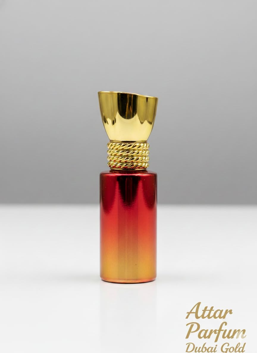 Dubai Gold Premium Attar Perfume Oil | Long-Lasting Luxury Arabic Fragrance | Alcohol-Free Concentrated Attar | Unisex for Men & Women 10ML / 0.33OZ image number 4