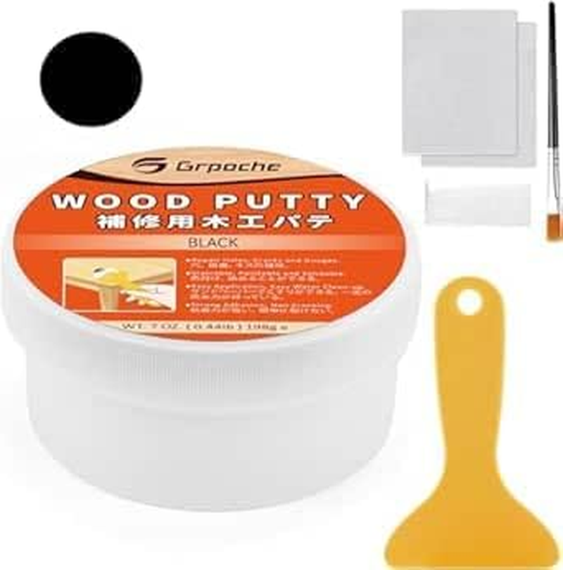 Wood Filler 200G Putty - Water-Based, Paintable, Stainable Premium Repair Kit for Door Trim, Table, Cabinet, Floors (Mahogany)