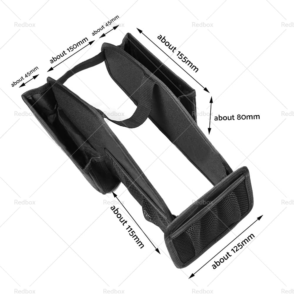 MAX COOL Car Gear Shift Storage Bag Organizer Tray Suitable for Suzuki Jimny 2019 2020 2021 2022 2023 JB64, JB74 Car Interior Accessories, Black image number 2