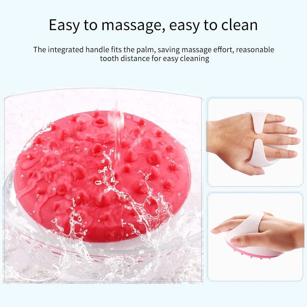WADY Silicone anti Cellulite Massager, Hand-Held Massager Body Brush Cellulite Reduction, Cellulite Remover, Improve Circulation, Body Massager, Exfoliator, Fat Roller Use with Creams and Oils (Pink) image number 2