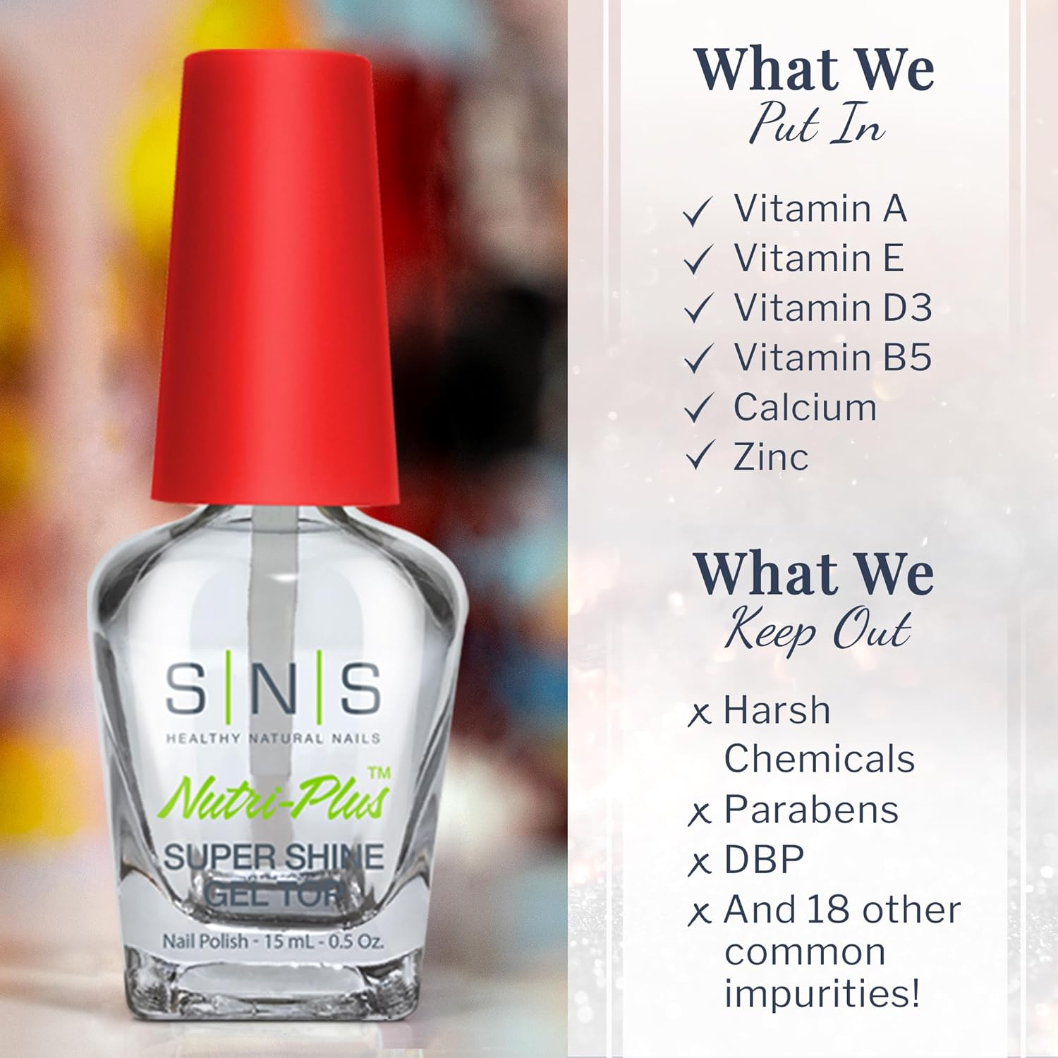 SNS Nails Gel Top Refill, 2 Oz image number 6